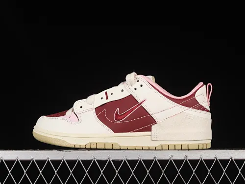 All categories Nk SB Dunk series Nk SB Dunk Low low-top sneakers J version Nk Dunk Low Disrupt 2 "Desert Bronze" Valentine's Day Destruction 2 series new deconstructed style lightweight dunk low-top casual sports skateboard shoes FD4617-667